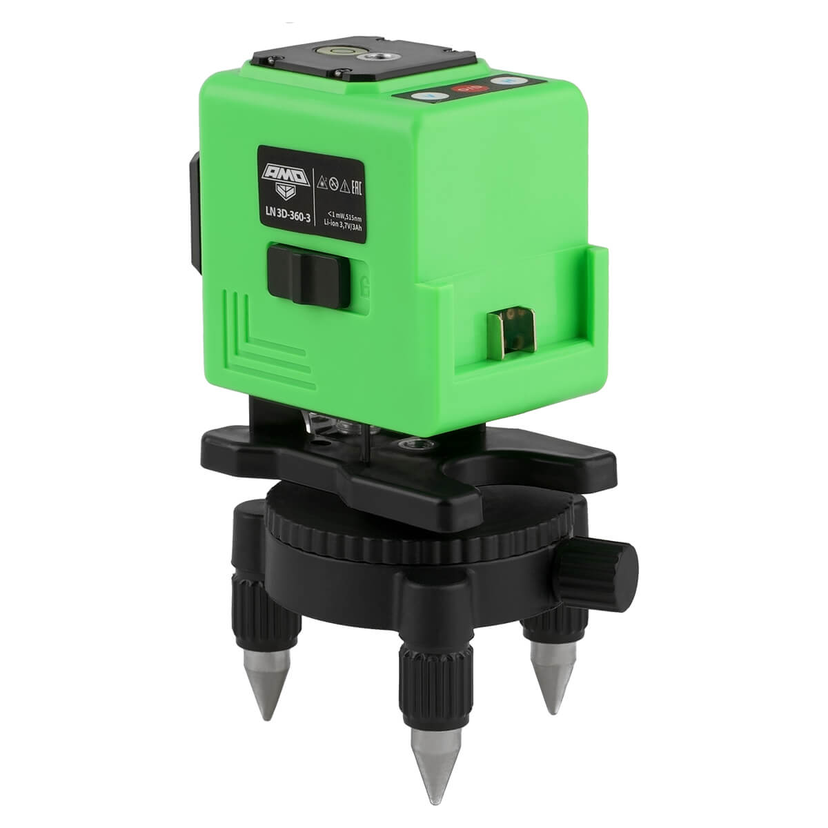 Лазерный уровень AMO LN 3D-360-3 с зеленым лучом - 6