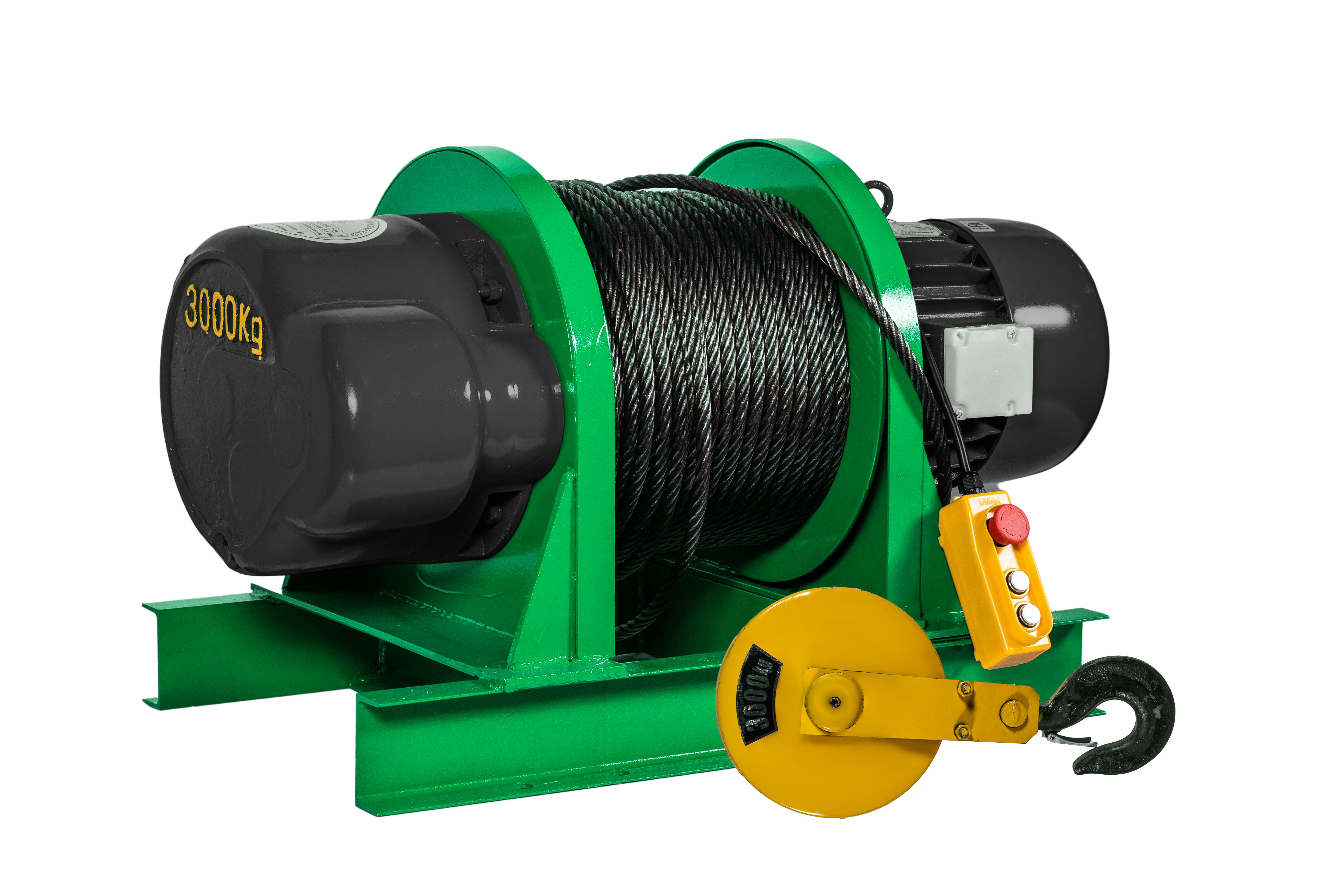 Лебедка электрическая KCD 1500/3000 кг,  70/35 м 380В